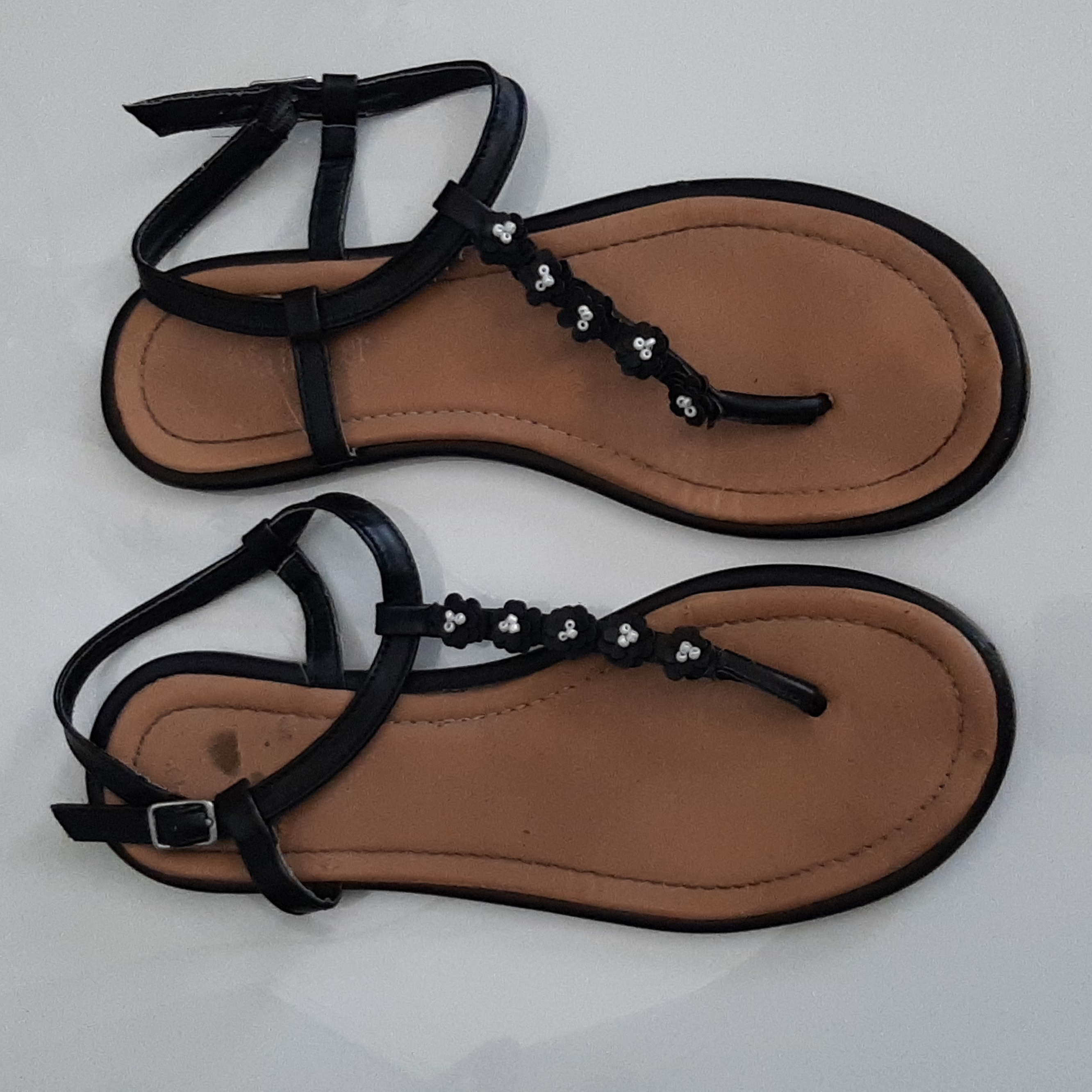 Black & White Sandals